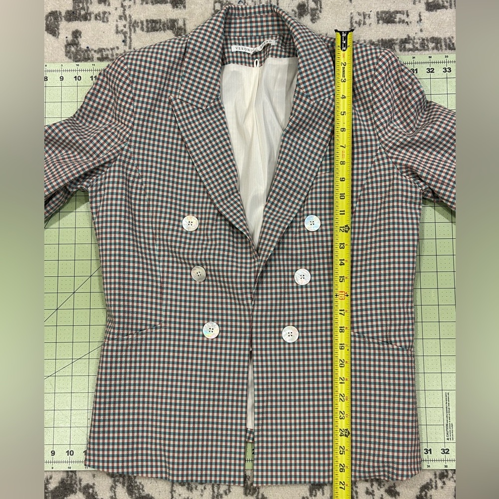 Veronica Beard Corsette Dickey Jacket Multi Size 14 - Picture 7 of 8